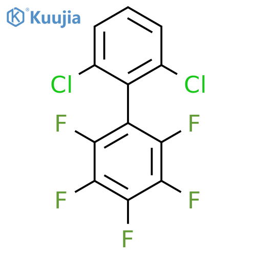 2',6'-Dichloro-2,3,4,5,6-pentafluoro-biphenyl structure