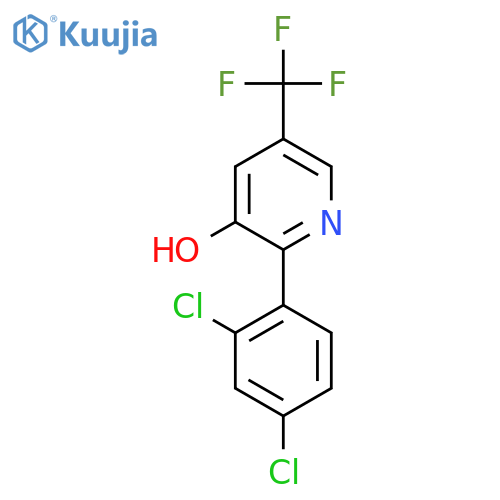2-(2,4-Dichlorophenyl)-3-hydroxy-5-(trifluoromethyl)pyridine structure