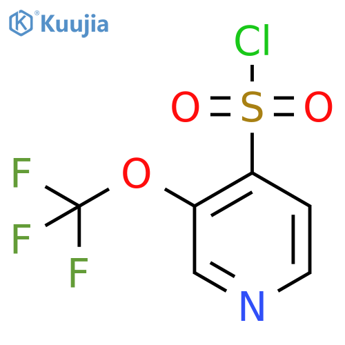 4-Pyridinesulfonyl chloride, 3-(trifluoromethoxy)- structure