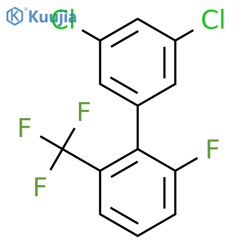 3,5-Dichloro-6'-fluoro-2'-trifluoromethyl-biphenyl structure