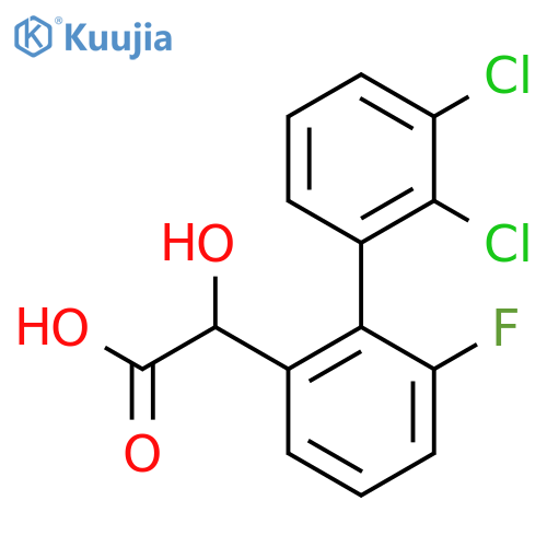 Hydroxy-(2',3'-dichloro-6-fluoro-biphenyl-2-yl)-acetic acid structure