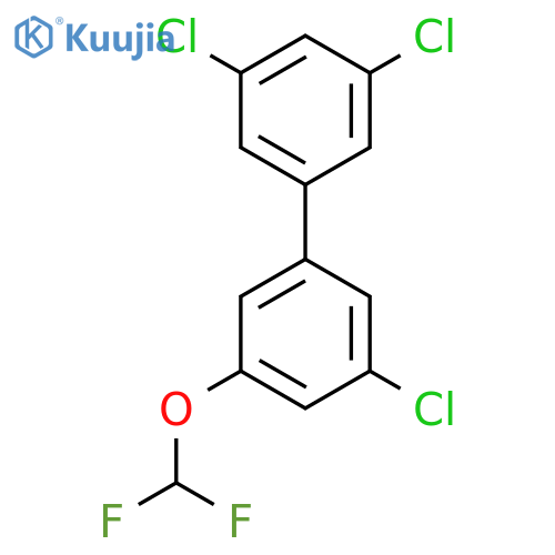 5'-Chloro-3,5-dichloro-3'-difluoromethoxy-biphenyl structure
