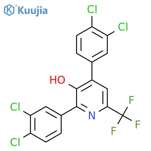 2,4-Bis(3,4-dichlorophenyl)-3-hydroxy-6-(trifluoromethyl)pyridine structure