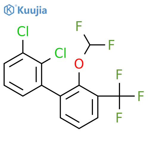 2'-Difluoromethoxy-2,3-dichloro-3'-trifluoromethyl-biphenyl structure