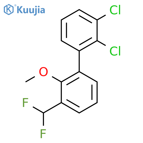 3'-Difluoromethyl-2,3-dichloro-2'-methoxy-biphenyl structure