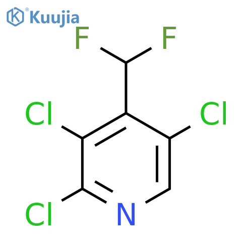 2,3,5-Trichloro-4-(difluoromethyl)pyridine structure
