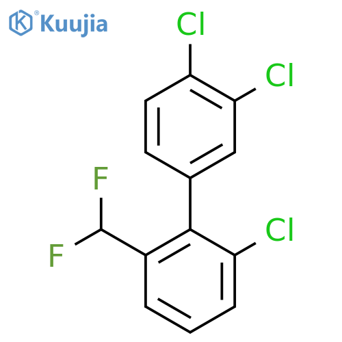 6'-Chloro-3,4-dichloro-2'-difluoromethyl-biphenyl structure