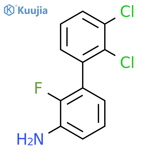 3-(2,3-Dichlorophenyl)-2-fluoroaniline structure