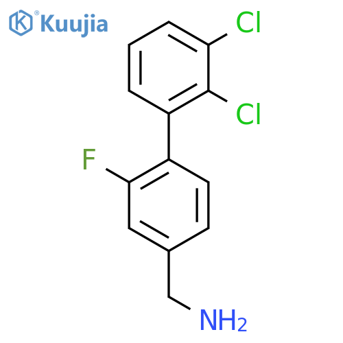 C-(2',3'-Dichloro-2-fluoro-biphenyl-4-yl)-methylamine structure