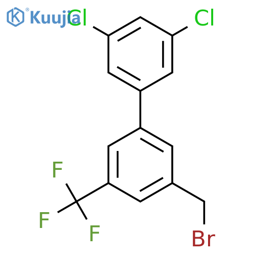 3'-Bromomethyl-3,5-dichloro-5'-trifluoromethyl-biphenyl structure