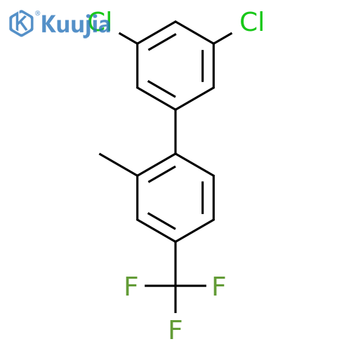 3,5-Dichloro-2'-methyl-4'-trifluoromethyl-biphenyl structure