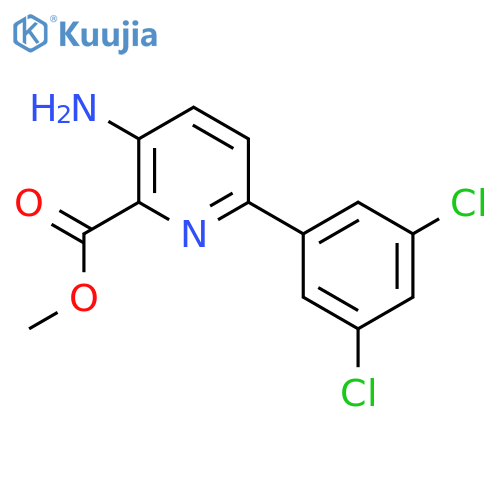 Methyl 3-amino-6-(3,5-dichlorophenyl)picolinate structure