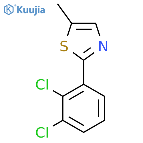 2-(2,3-Dichlorophenyl)-5-methylthiazole structure