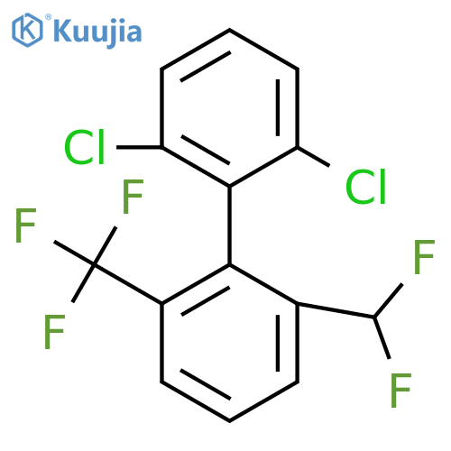 6'-Difluoromethyl-2,6-dichloro-2'-trifluoromethyl-biphenyl structure