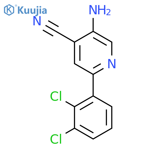 5-Amino-2-(2,3-dichlorophenyl)isonicotinonitrile structure