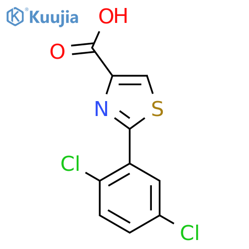 2-(2,5-Dichlorophenyl)thiazole-4-carboxylic acid structure