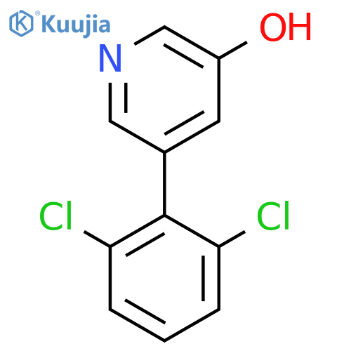 5-(2,6-Dichlorophenyl)-3-hydroxy-pyridine structure