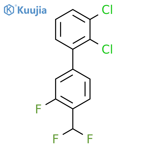 2,3-Dichloro-4'-difluoromethyl-3'-fluoro-biphenyl structure