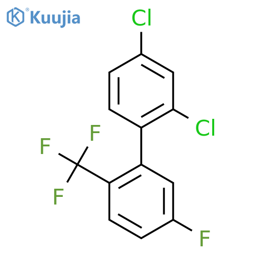 2,4-Dichloro-5'-fluoro-2'-trifluoromethyl-biphenyl structure