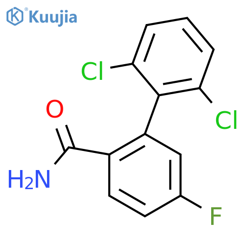 2',6'-Dichloro-5-fluoro-biphenyl-2-carboxylic acid amide structure