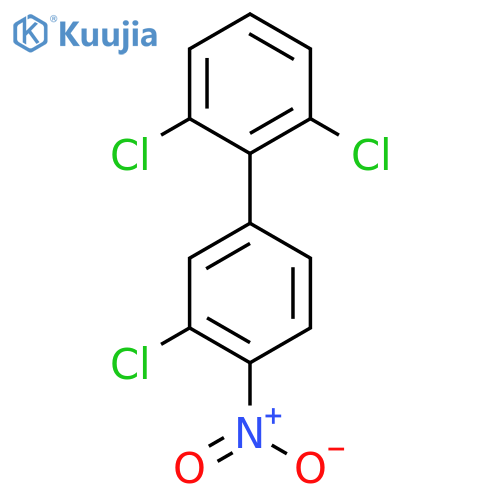 3'-Chloro-2,6-dichloro-4'-nitro-biphenyl structure