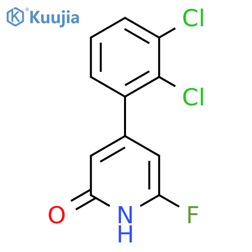 4-(2,3-Dichlorophenyl)-6-fluoro-2-hydroxypyridine structure