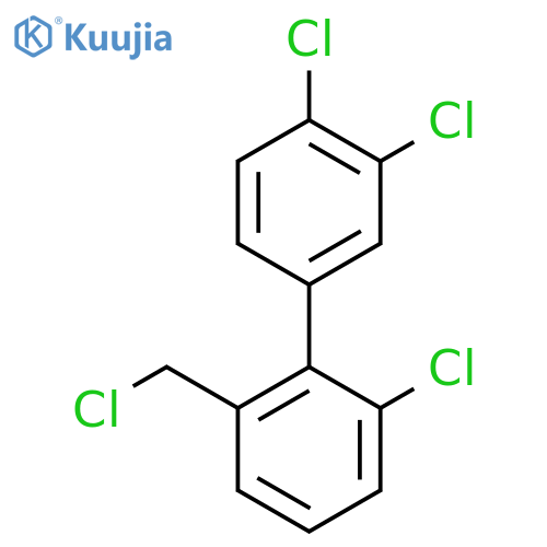 6'-Chloro-2'-chloromethyl-3,4-dichloro-biphenyl structure