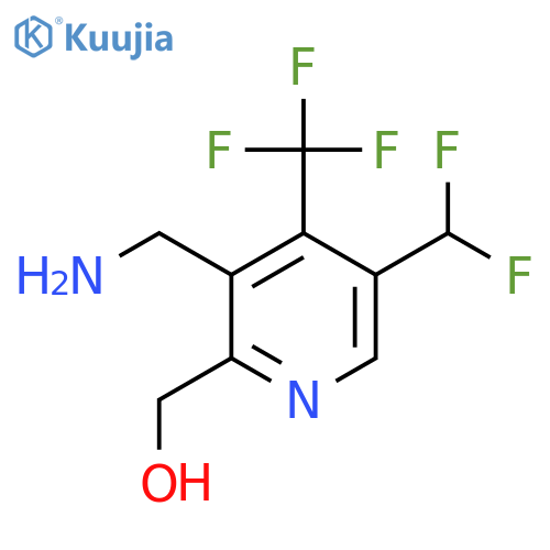 3-(Aminomethyl)-5-(difluoromethyl)-4-(trifluoromethyl)pyridine-2-methanol structure