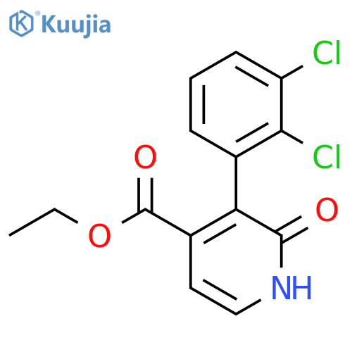 Ethyl 3-(2,3-dichlorophenyl)-2-hydroxyisonicotinate structure
