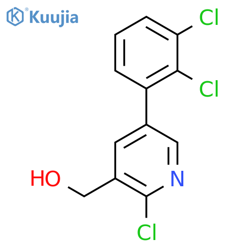 2-Chloro-5-(2,3-dichlorophenyl)pyridine-3-methanol structure