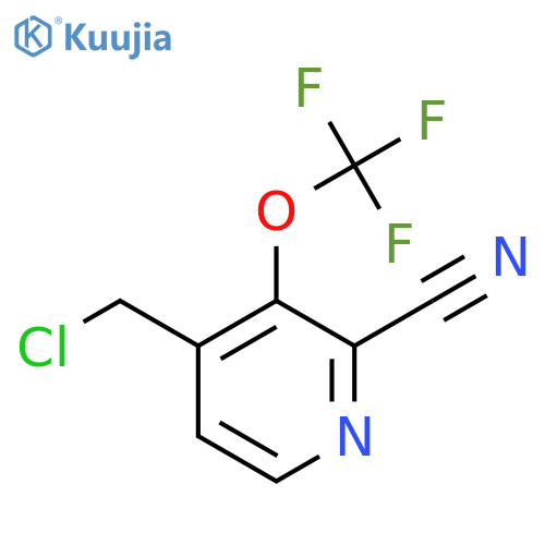 4-(Chloromethyl)-2-cyano-3-(trifluoromethoxy)pyridine structure