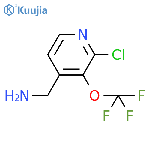 4-(Aminomethyl)-2-chloro-3-(trifluoromethoxy)pyridine structure