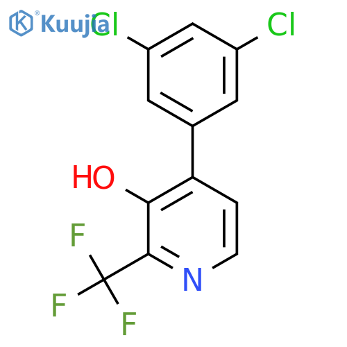 4-(3,5-Dichlorophenyl)-3-hydroxy-2-(trifluoromethyl)pyridine structure