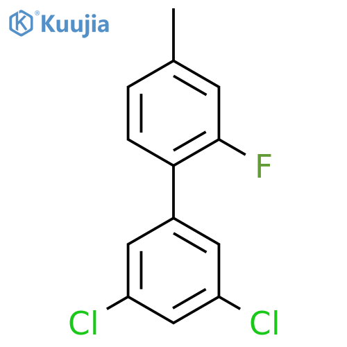 3,5-Dichloro-2'-fluoro-4'-methyl-biphenyl structure