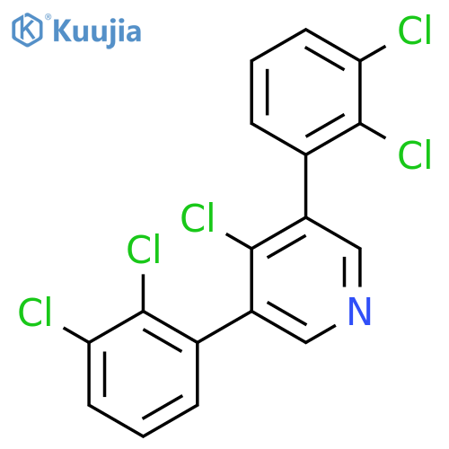 3,5-Bis(2,3-dichlorophenyl)-4-chloropyridine structure