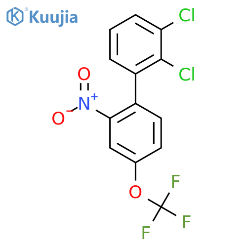2,3-Dichloro-2'-nitro-4'-trifluoromethoxy-biphenyl structure