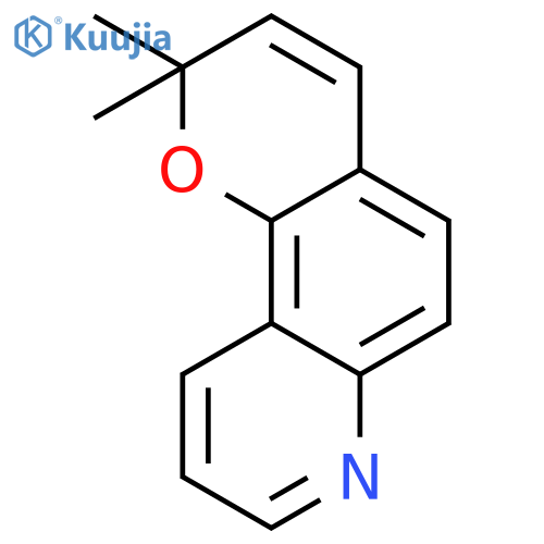 2H-Pyrano[2,3-f]quinoline, 2,2-dimethyl- structure