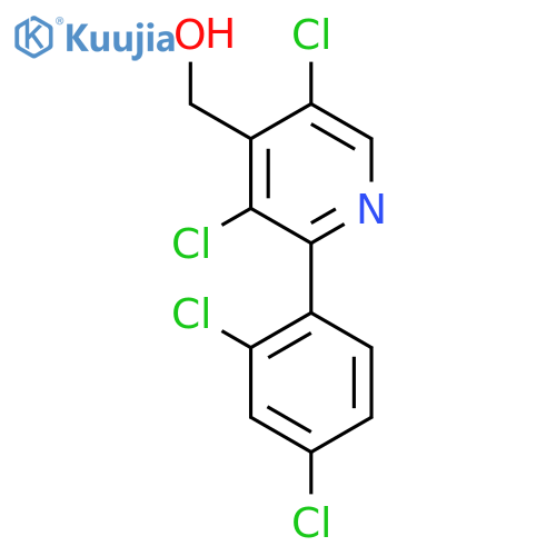 3,5-Dichloro-2-(2,4-dichlorophenyl)pyridine-4-methanol structure