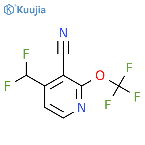3-Cyano-4-(difluoromethyl)-2-(trifluoromethoxy)pyridine structure