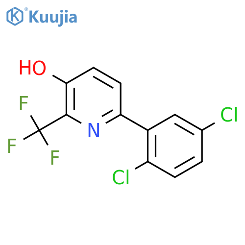 6-(2,5-Dichlorophenyl)-3-hydroxy-2-(trifluoromethyl)pyridine structure