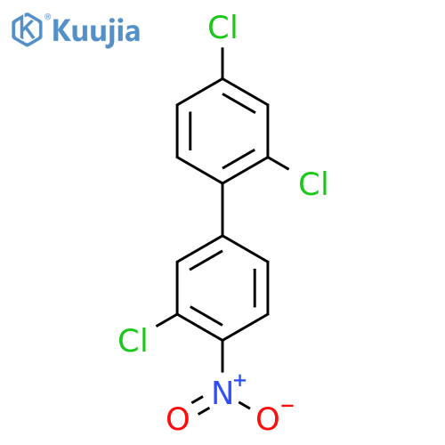 3'-Chloro-2,4-dichloro-4'-nitro-biphenyl structure