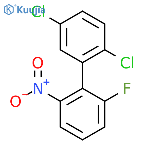 2,5-Dichloro-6'-fluoro-2'-nitro-biphenyl structure