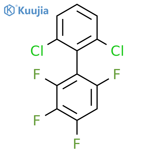 2',6'-Dichloro-2,3,4,6-tetrafluoro-biphenyl structure