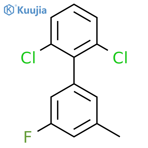 2,6-Dichloro-5'-fluoro-3'-methyl-biphenyl structure