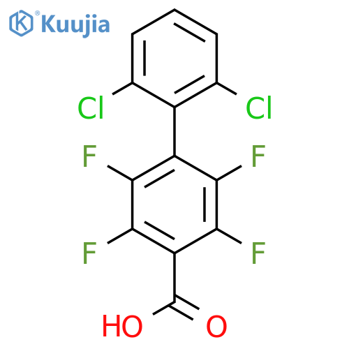 2',6'-Dichloro-2,3,5,6-tetrafluoro-biphenyl-4-carboxylic acid structure