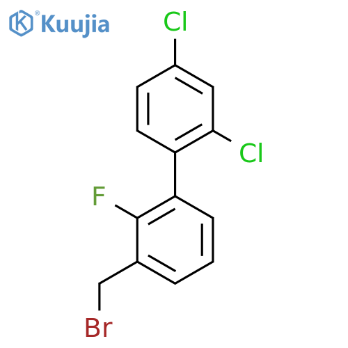 3'-Bromomethyl-2,4-dichloro-2'-fluoro-biphenyl structure