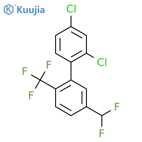 2,4-Dichloro-5'-difluoromethyl-2'-trifluoromethyl-biphenyl structure