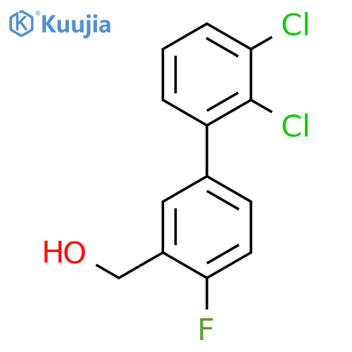 (2',3'-Dichloro-4-fluoro-biphenyl-3-yl)-methanol structure