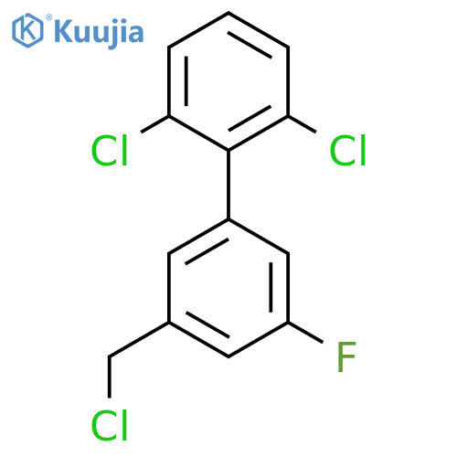 3'-Chloromethyl-2,6-dichloro-5'-fluoro-biphenyl structure