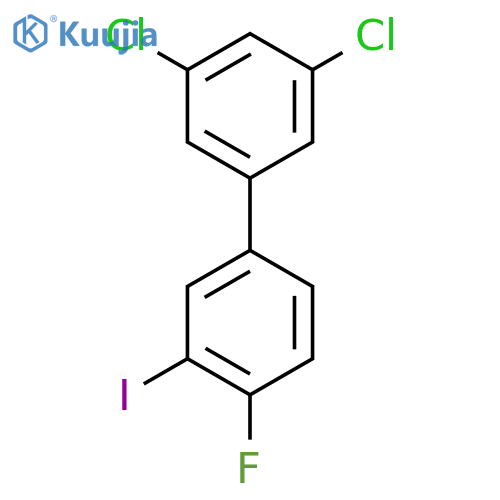 3,5-Dichloro-4'-fluoro-3'-iodo-biphenyl structure